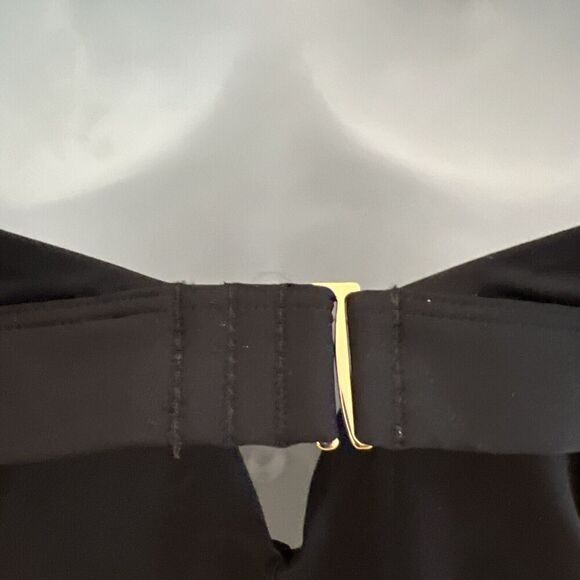 SPANX Womens Sz 3X Classic V-Neckline One Piece Swimsuit Black Slimming - Picture 14 of 16